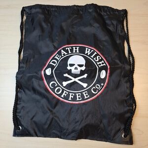 Deathwish Coffee NWOT Drawsting Classic Bag/Backpack 2018